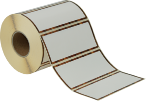 Etiketten 115x50mm Rechteckig, Holzoptik, permanent klebend 1000 Etiketten pro Rolle – Bild 2