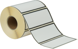 Etiketten 115x50mm Rechteckig, Steinoptik, permanent klebend 1000 Etiketten pro Rolle – Bild 2