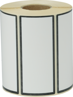 Etiketten 115x50mm Rechteckig, Steinoptik, permanent klebend 1000 Etiketten pro Rolle – Bild 1
