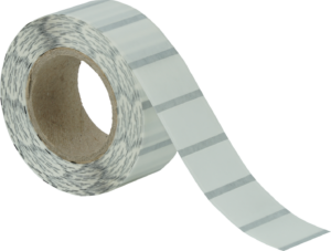 Etiketten 25x16mm Rechteckig, Transparent, permanent klebend 1000 Etiketten pro Rolle – Bild 2