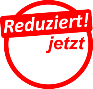 Aktionsetiketten 31x30mm "Reduziert jetzt" 1000 Etiketten pro Rolle – Bild 3