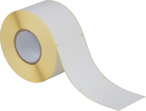 Waageetiketten 49x62mm, weiss, permanent klebend 650 Etiketten pro Rolle – Bild 2