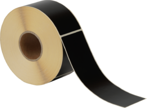 Etiketten 50x150mm , Schwarz, permanent klebend 500 Etiketten pro Rolle – Bild 2