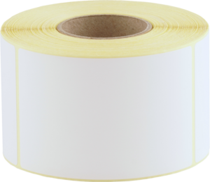 Waageetiketten 58x93mm, weiss, permanent klebend 500 Etiketten pro Rolle – Bild 1