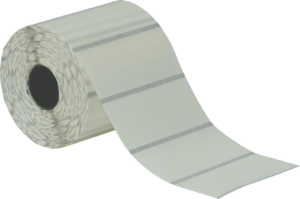 Transparente Etiketten auf Rolle 71x32mm (1000 Etiketten) – Bild 2
