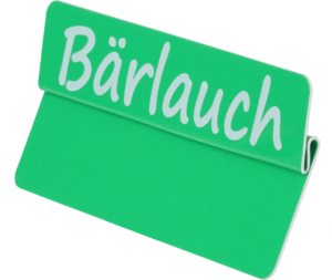 Aktionsreiter 86x18mm „Bärlauch“ grün/weiß pro Packung 10 Stück – Bild 1