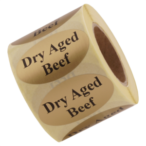 50x30mm „Dry Aged Beef“ 500 Etiketten pro Rolle – Bild 2