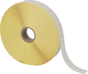 Etiketten 26x13mm, weiss, permanent klebend 12000 Etiketten pro Rolle – Bild 2