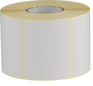 Etiketten 68x55mm Rechteckig, weiss, permanent klebend 1000 Etiketten pro Rolle – Bild 1
