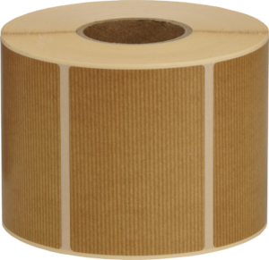 Etiketten 75x55mm Rechteckig, Backpapier, permanent klebend 1000 Etiketten pro Rolle – Bild 1