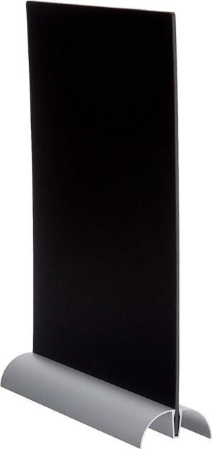 Tischkreidetafel Aufsteller DIN A4 mit Aluminiumfuss, Eckige Form – Bild 2