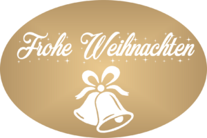45x30mm Oval „Frohe Weihnachten“ 1000 Etiketten pro Rolle – Bild 3