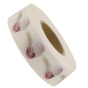 23x30mm „Knoblauch“ 1000 Etiketten pro Rolle – Bild 2