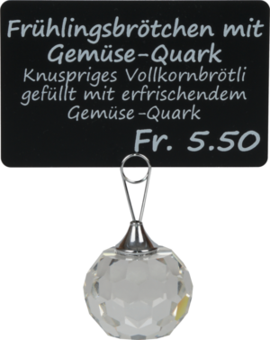 Preisschildhalter „Kristall“ – Bild 2