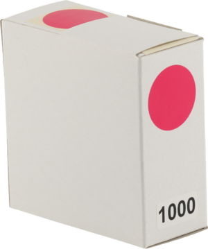 Markierungspunkte Papier Ø30mm, magenta, 1000 Etiketten pro Rolle – Bild 2