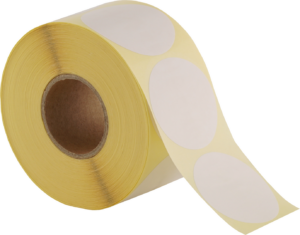Markierungspunkte Papier Ø50mm, weiss, 1000 Etiketten pro Rolle – Bild 1