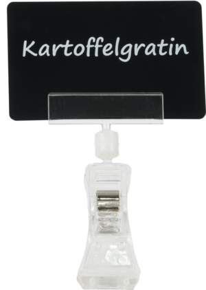 Preisschild-Clip mittel mit Kugelgelenk – Bild 3