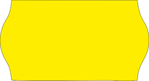 Preisetiketten 22x12mm leuchtgelb permanent – Bild 1