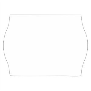 Preisetiketten 22x16mm Weiss permanent – Bild 1