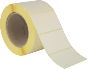 Wasserlösliche Etiketten 78x48, weiss, 1000 Etiketten pro Rolle – Bild 2