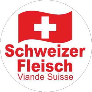 30mm Kreis „Schweizer Fleisch“ 1000 Etiketten pro Rolle – Bild 3