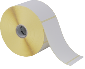 Thermoetiketten 57.2x101.6mm, weiss, permanent klebend 700 Etiketten pro Rolle – Bild 2