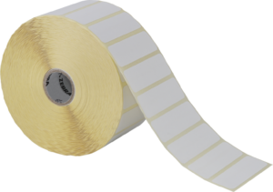 Thermoetiketten 57.2x19.05mm, weiss, permanent klebend 3315 Etiketten pro Rolle – Bild 2