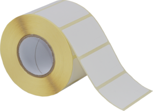 Thermoetiketten mit Preisabriss 57x31mm, weiss, ablösbar klebend – Bild 2