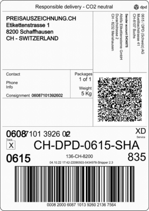 Starterset 2 für Versandetiketten für Pakete Post & DPD inkl. 3 Rollen 105x148mm a 1000 Etiketten – Bild 3