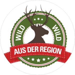 40mm Kreis „WILD AUS DER REGION“ 500 Etiketten pro Rolle – Bild 3